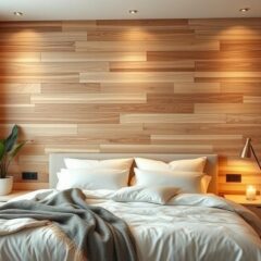 Materiały drewniane na ścianę do sypialni: poradnik i inspiracje