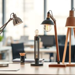 Rodzaje i style lamp biurkowych: regulowane, industrialne, skandynawskie