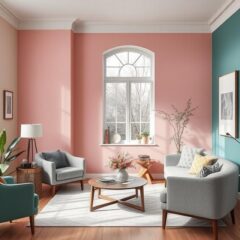 Nowoczesne kolory ścian do salonu: trendy 2024 i 2025