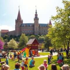 Malbork dla dzieci: zamkowe przygody, parki rozrywki i aktywności na świeżym powietrzu